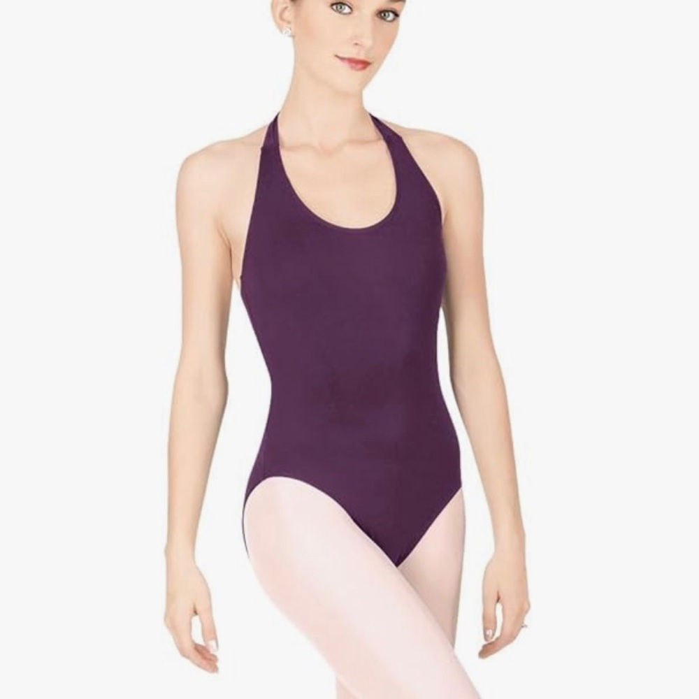 Theatricals/Capezio Purple Halter High Cut Leo